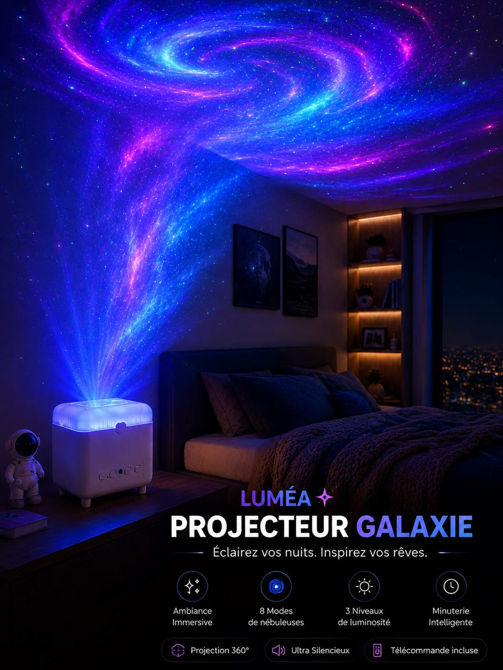Luméa Projecteur Galaxie