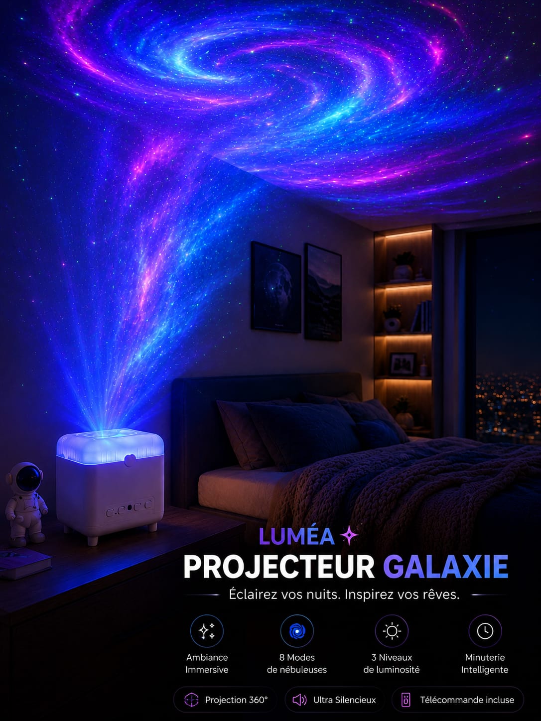 Luméa Projecteur Galaxie