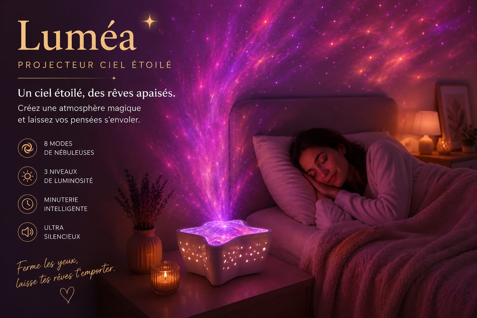 Luméa Projecteur Ciel Étoilé
