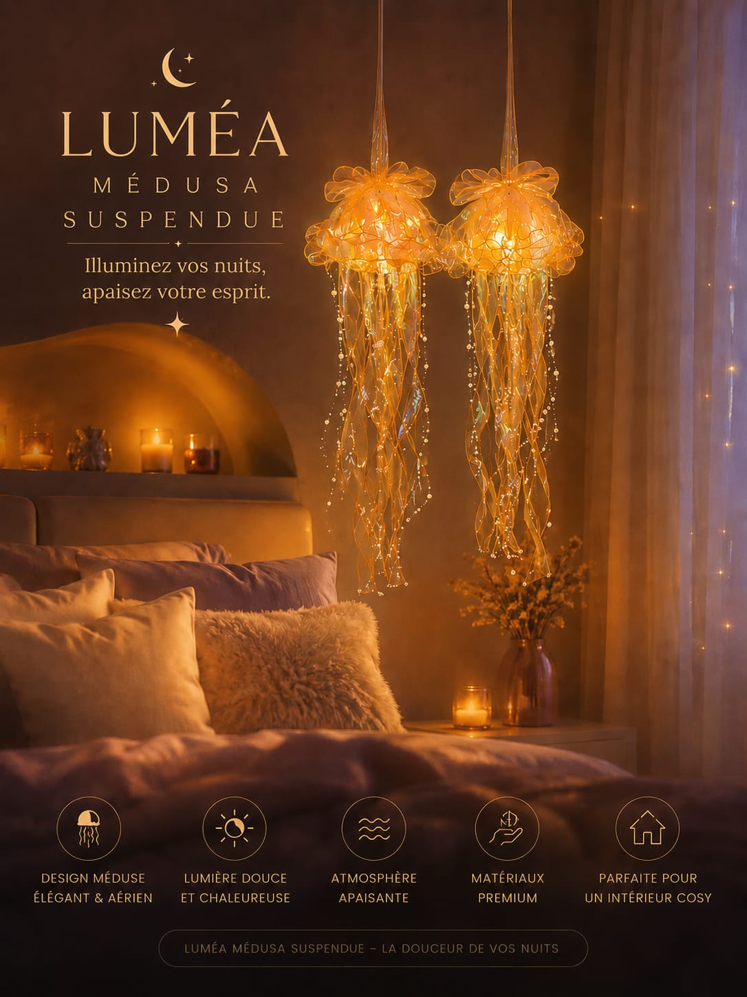 Luméa Méduse Suspendue