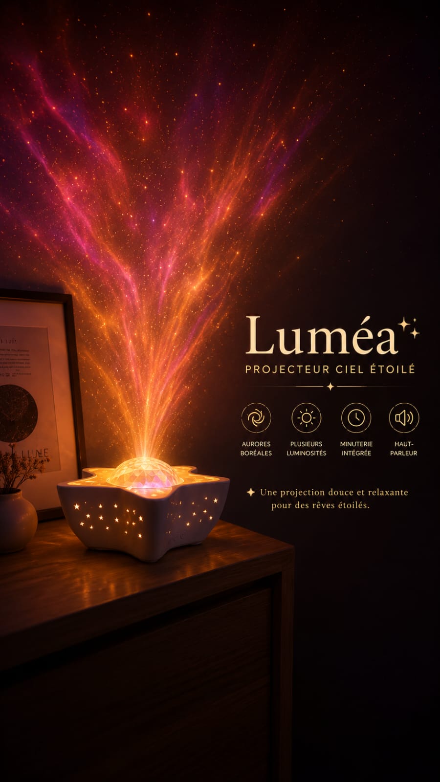 Luméa Projecteur Ciel Étoilé
